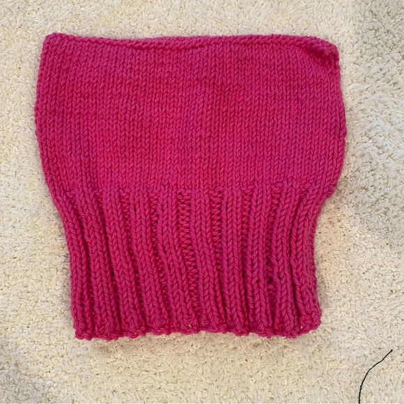 Pink Knit Beanie - Picture 4 of 5